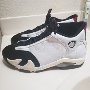 Air jordan 14 blacktoe og vintage